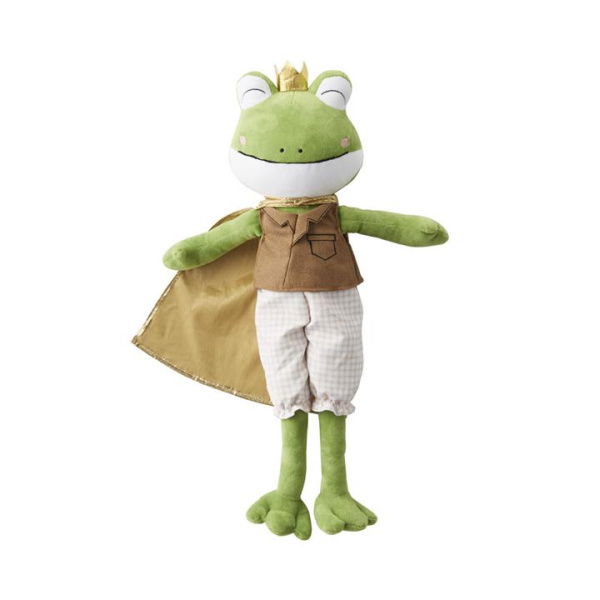 Adairs Green Toy Kids Freddie Frog Snuggle Animals