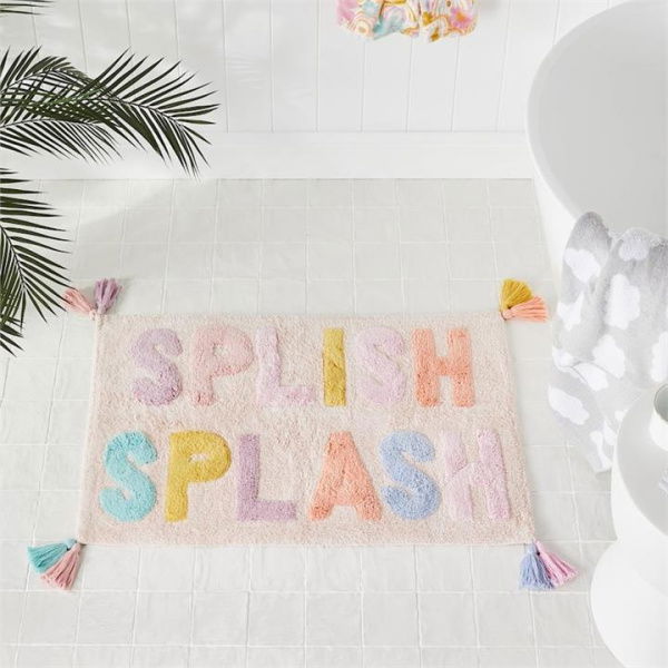 Adairs Pink Gelato Kids Splish Splash Bath Mat