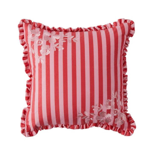 Adairs Red Cushion Kids Heirloom Classic Beautiful Bloom