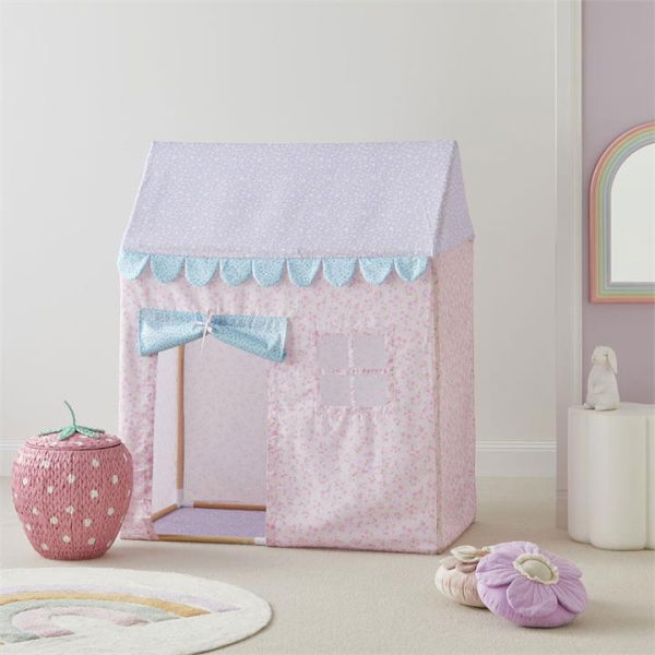 Adairs Pink Tent Kids Heirloom Pattie Patchwork Play