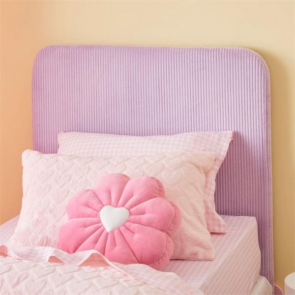 Adairs Kids Kai Lilac Cord Bedhead - Purple (Purple King Single)