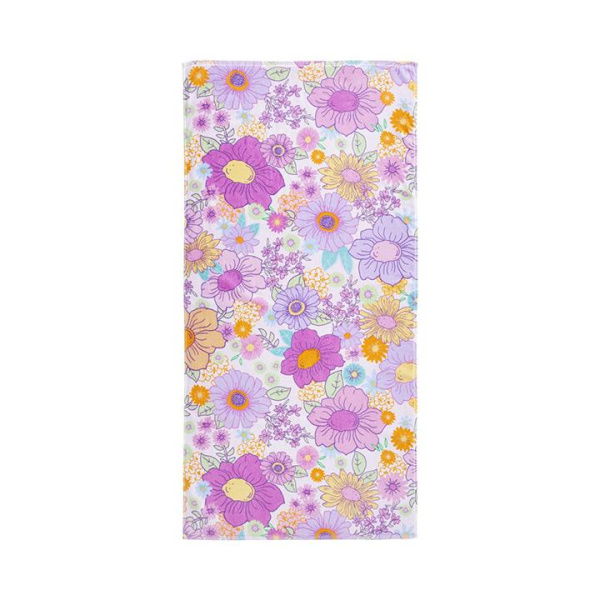 Adairs Pink Kids Kids Beach Summer Floral Printed Beach Towel