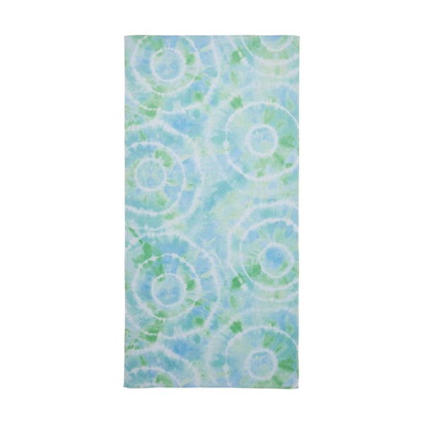 Adairs Blue Kids Kids Beach Tie Dye Blues Printed Beach Towel