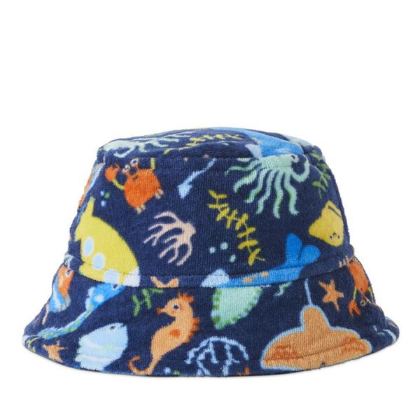 Adairs Blue Hat Kids Kids Sealife Beach Bucket