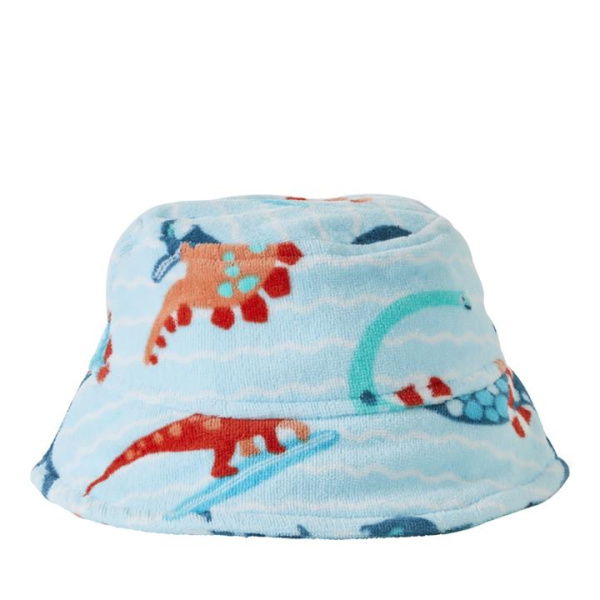 Adairs Blue Kids Surfing Dinos Hat