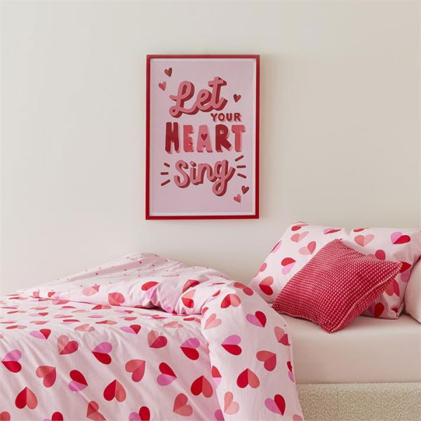 Adairs Kids Let Your Heart Sing Wall Art