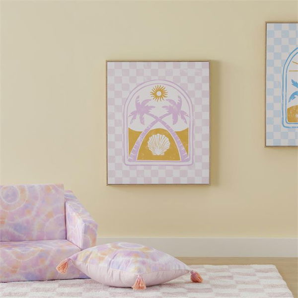 Adairs Lilac Kids Palm Wall Art