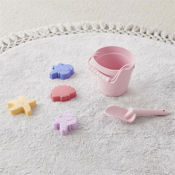 Adairs Pink Kids Mermaids Beach Bucket & Spades Set