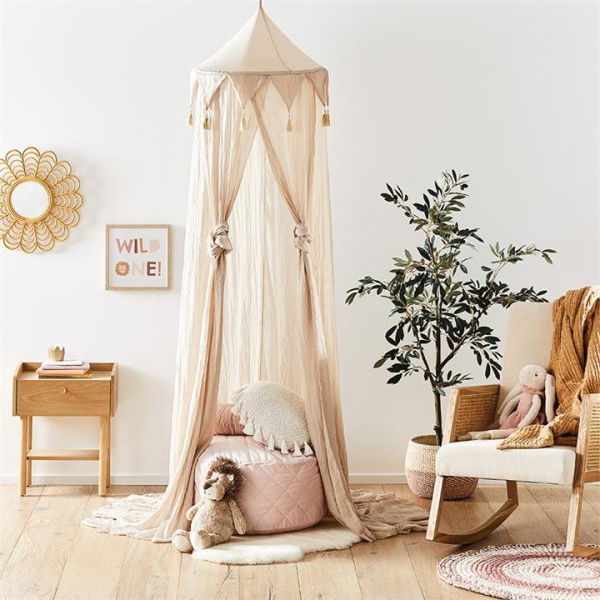 Adairs Natural Canopy Kids Moroccan Dream Natural Novelty Canopy