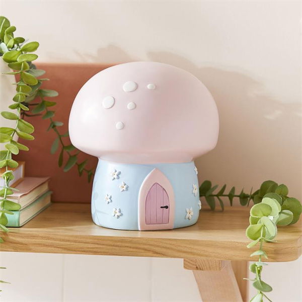 Adairs Pink Money Box Kids Mushroom Money Box