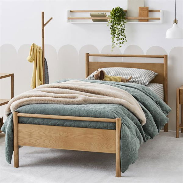 Adairs Natural Double Kids Noah Bed