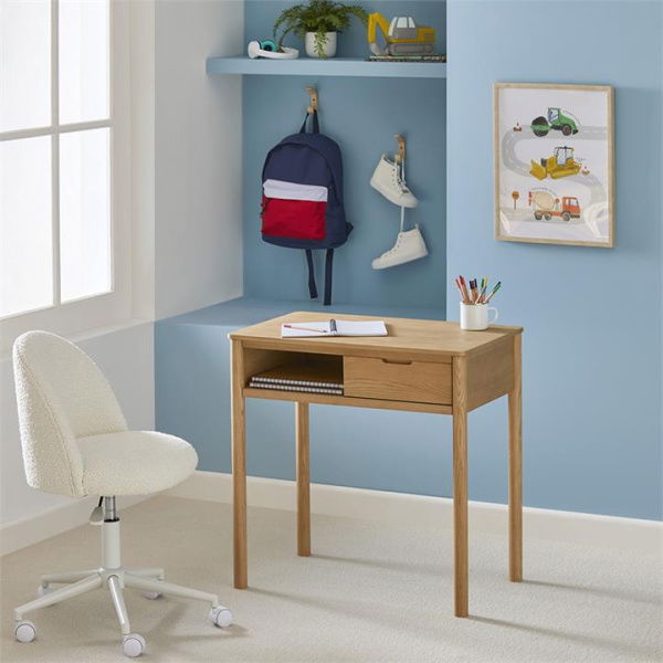 Adairs Natural Desk Kids Noah Natural Desk