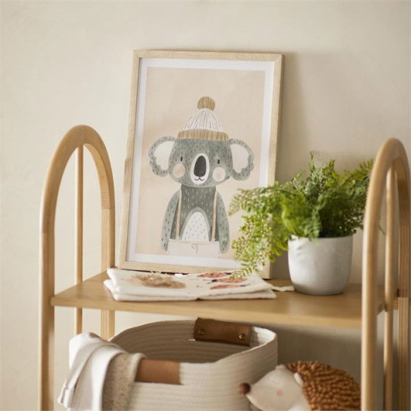 Adairs Kids Nursery Koala Buddy Wall Art