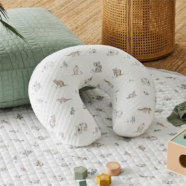 Adairs White Nursing Pillow Kids Nursing Pillow Collection Bush Babies