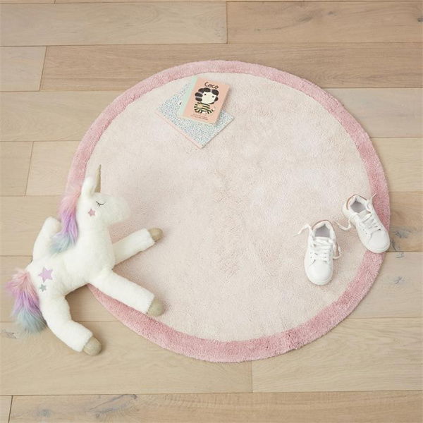 Adairs Kids Reece Pinks Rug - Pink (Pink Rug)