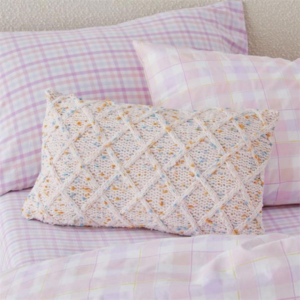 Adairs Pink Cushion Kids Speckle