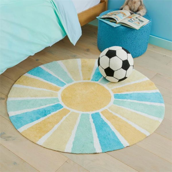 Adairs Kids SunbeamÂ Decorative Rug - Yellow (Yellow Rug)