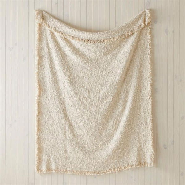 Adairs Natural Leiden Boucle Throw