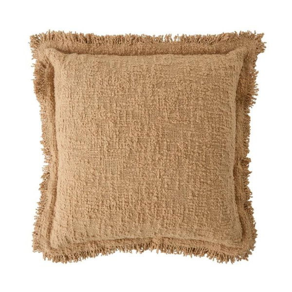 Adairs Leiden Tobacco Boucle Cushion - Brown (Brown Cushion)