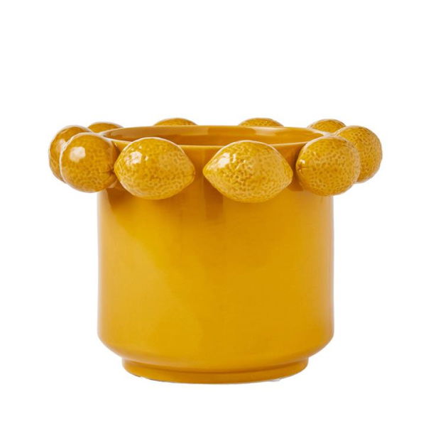 Adairs Lemon Yellow Pot (Yellow Pot)