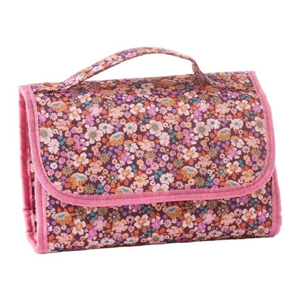 Adairs Pink Libertine Floral Hanging Cosmetic Bag
