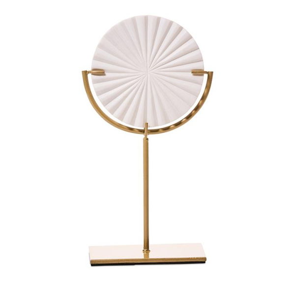 Adairs White Decor Lido Disc Round White Statue