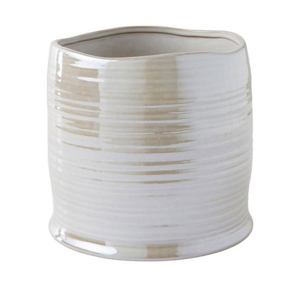 Adairs Lustre Pearl Pot - Natural (Natural Pot)