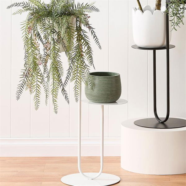 Adairs White Plant Stand Madrid Plant Stand White