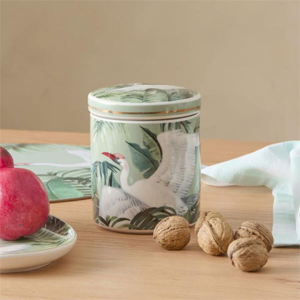 Adairs Margot Sage Canister - Green (Green Canister)