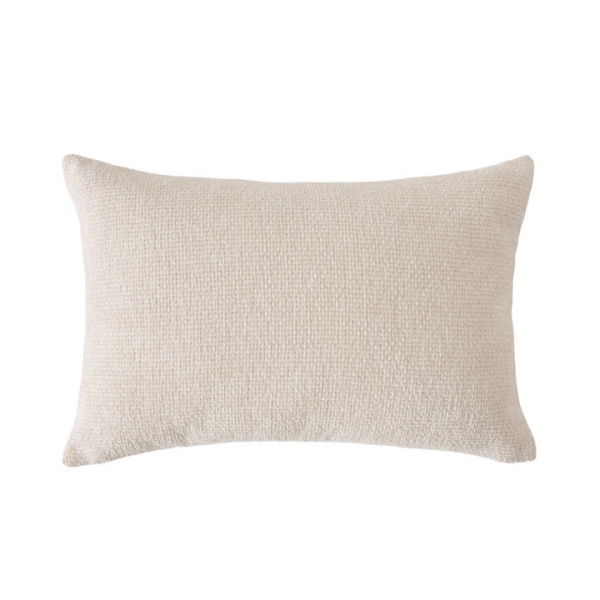 Adairs Marietta Cream Cushion - White (White Cushion)