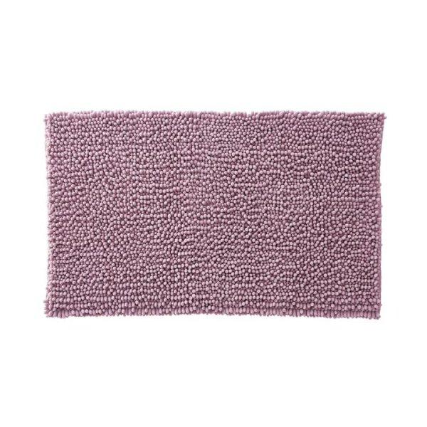 Adairs Purple Microplush Violet Bobble Bath Mat