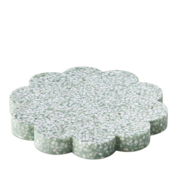 Adairs Green Tray Mimi Green Terrazzo Tray