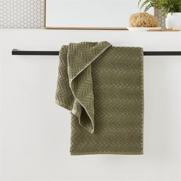 Adairs Avocado Green Medium Marle Textured Towel