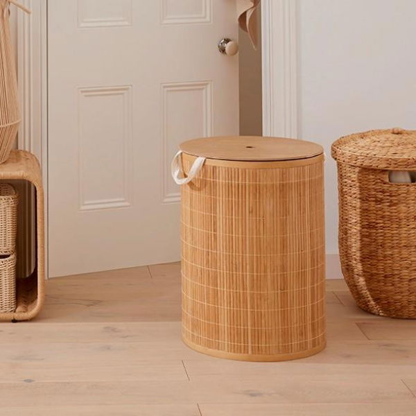 Adairs Natural Nara Laundry Basket