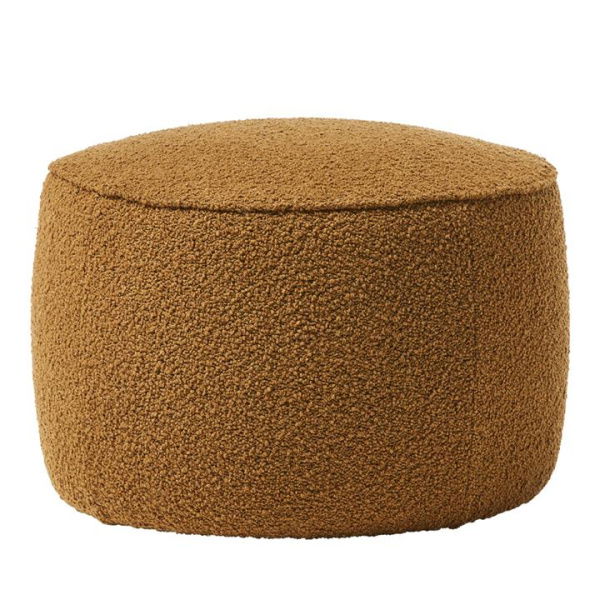 Adairs Orange Ottoman Norway Cedar Boucle