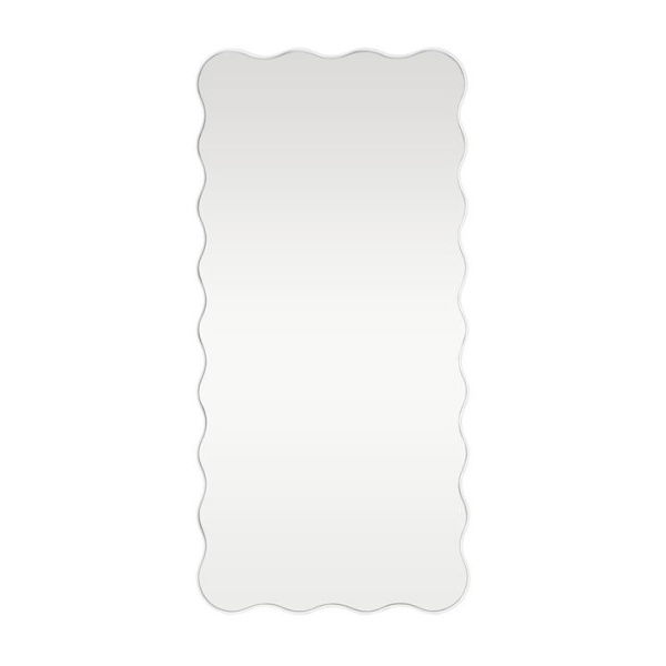 Adairs Ophelia White Floor Mirror (White Mirror)