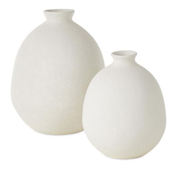 Adairs White Large Otto Off White Vase