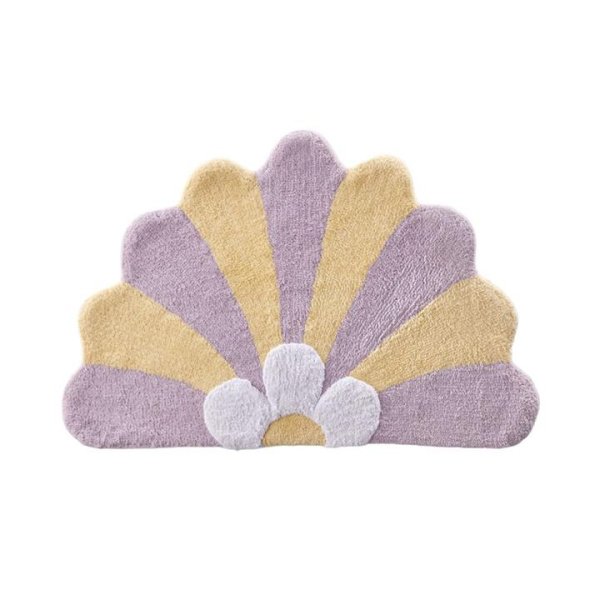Adairs Purple Bath Mat Petal Lilac Multi Bath Mat