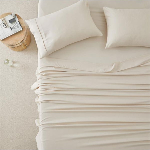 Adairs Pheonix Natural Marle Sheet Set (Natural Queen)