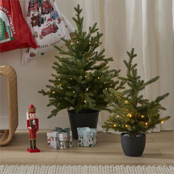 Adairs Green Small Potted LED Christmas Tree