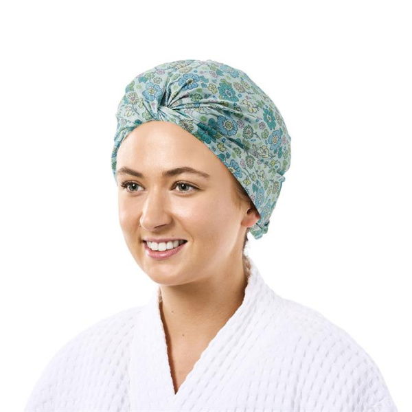 Adairs Blue Printed Ida Floral Shower Cap