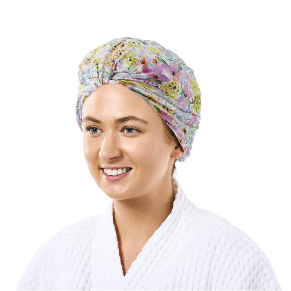 Adairs Pink Shower Cap Printed Sienna Floral Shower Cap Pink