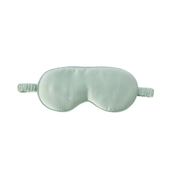 Adairs Pure Silk Eucalyptus Eye Mask - Green (Green Eye Mask)