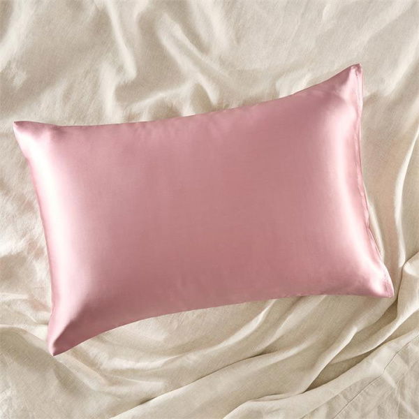 Adairs Pure Silk French Rose Pillowcase - Pink (Pink King Pillowcase Each)