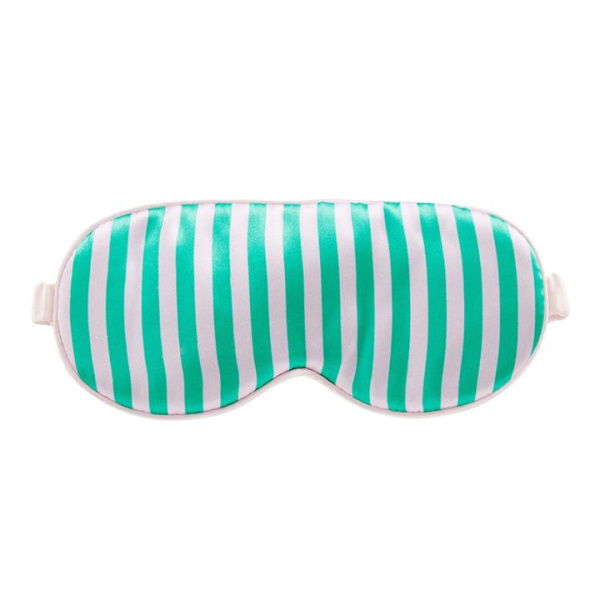 Adairs Purple Eye Mask Pure Silk Lilac and Green Eye Mask Purple