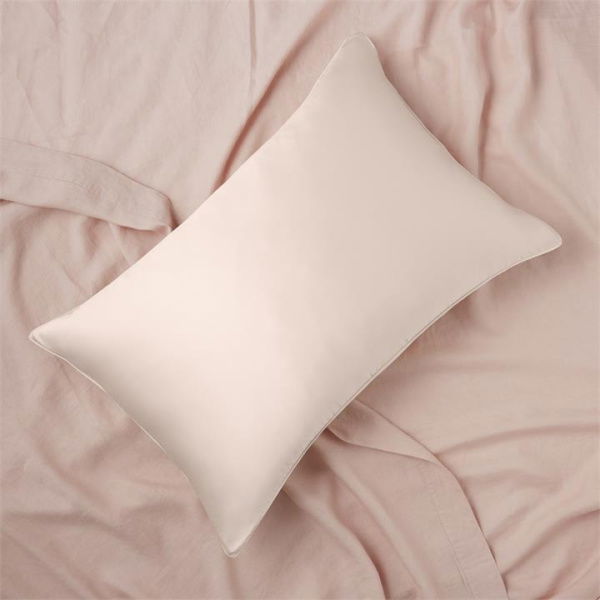 Adairs Pure Silk Shell Pink Pillowcase (Pink King Pillowcase)