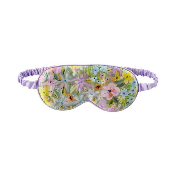 Adairs Purple Eye Mask Pure Silk Sienna Eye Mask Purple