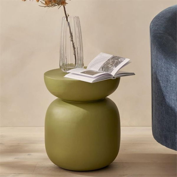 Adairs Rae Jade Side Table - Green (Green Side Table)