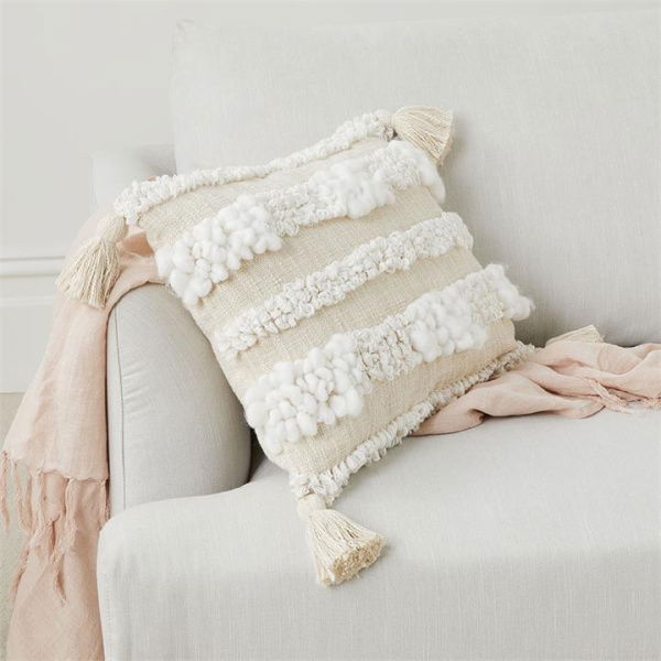 Adairs White Large Cushion