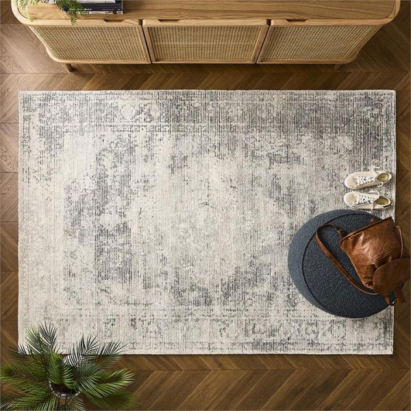 Adairs Blue 160x230cm River Stone Blue Rug